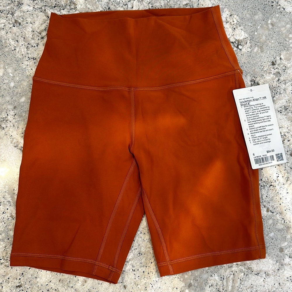 lululemon athletica Orange Women Shorts